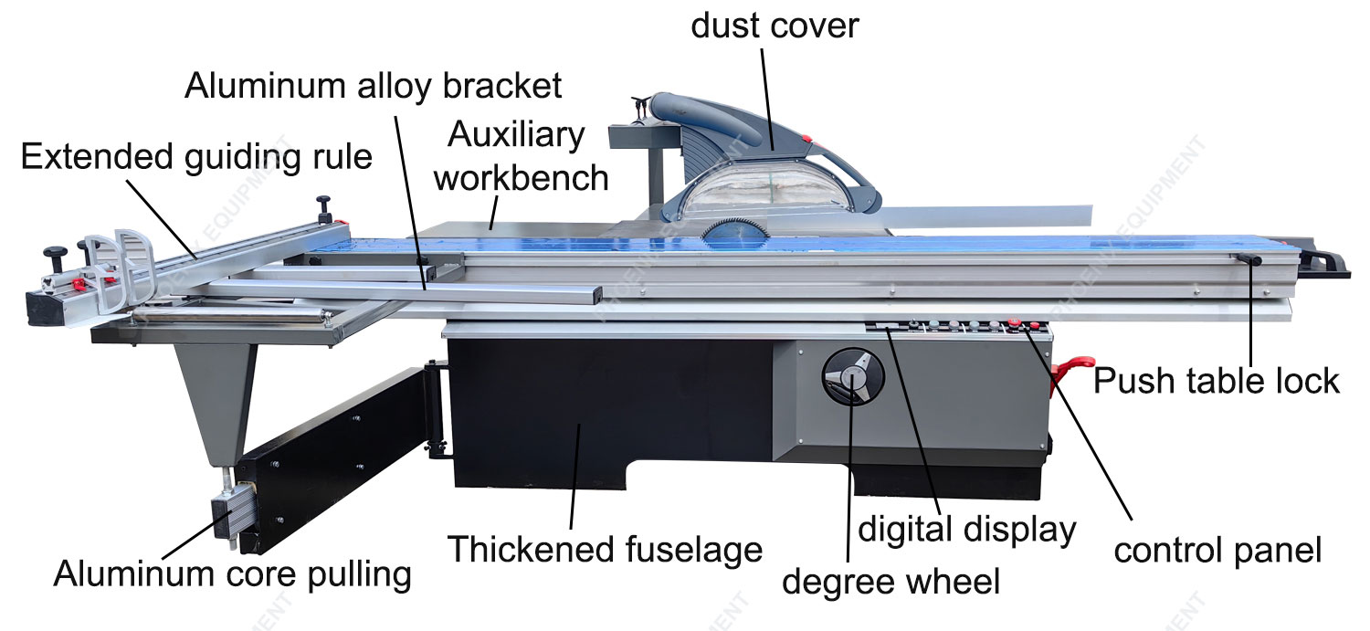 pvc boards cutting machine panel saw 