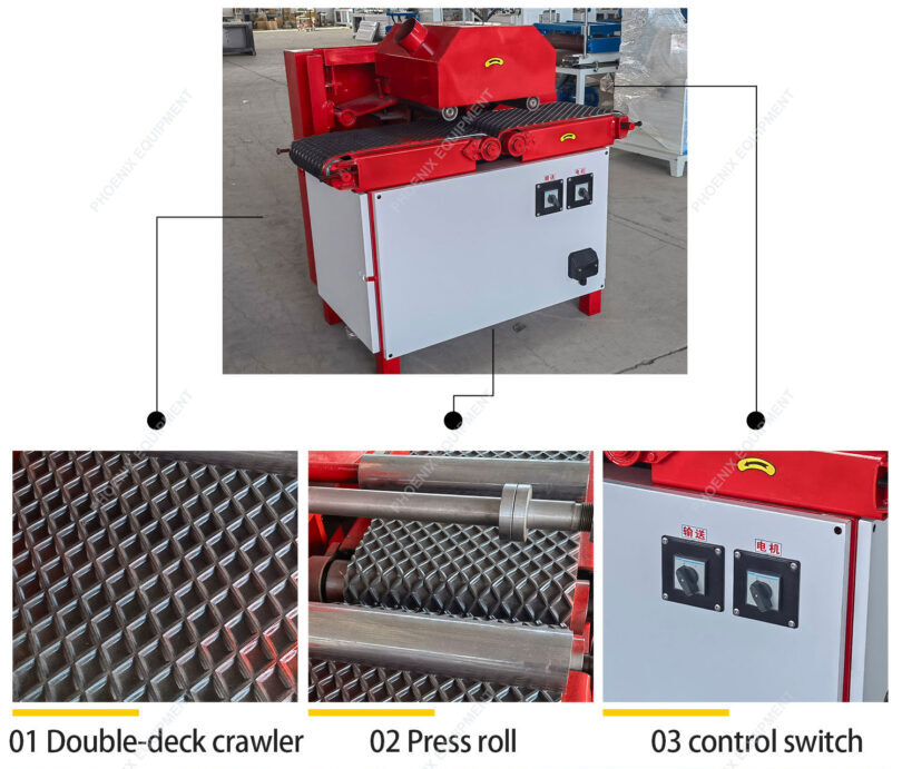 wood board multi rip saw machine 300mm wood log multi rip saw machine for timber