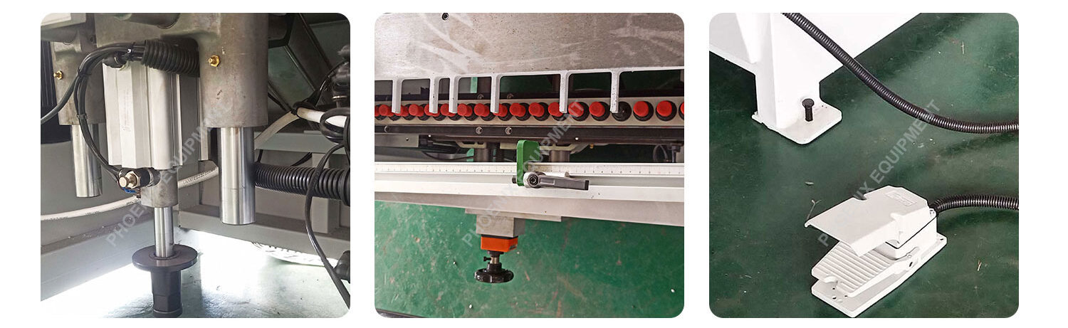 Single Row Drilling Vertical Automatic Wood Cnc Multi Boring Machine Drill Press Industrial