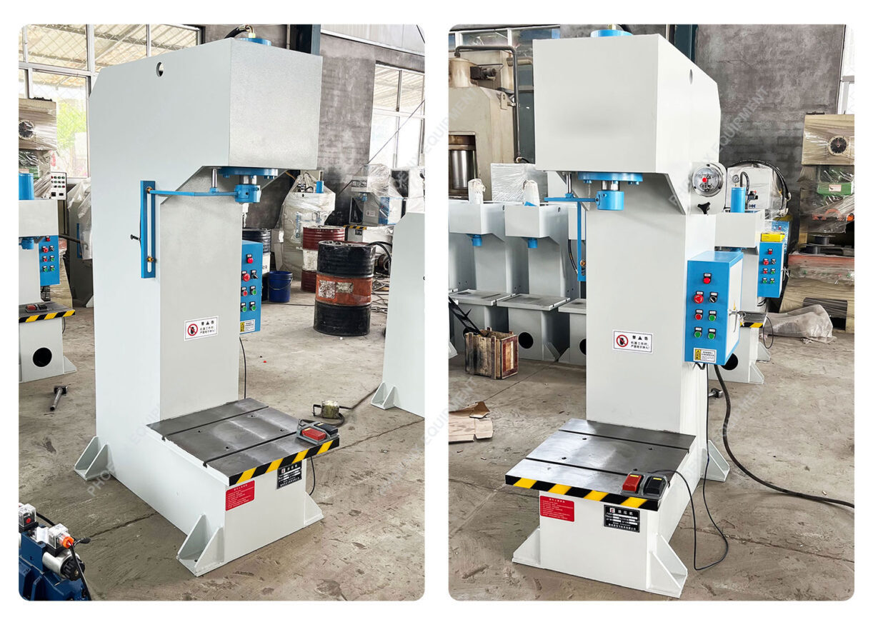 Single column desktop speed adjustable bearing press small hydraulic press