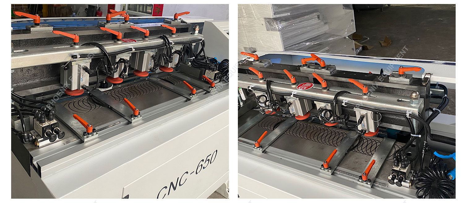 Custom woodworking double ends horizontal Automatic Wood CNC Dovetail Tenoner Machine