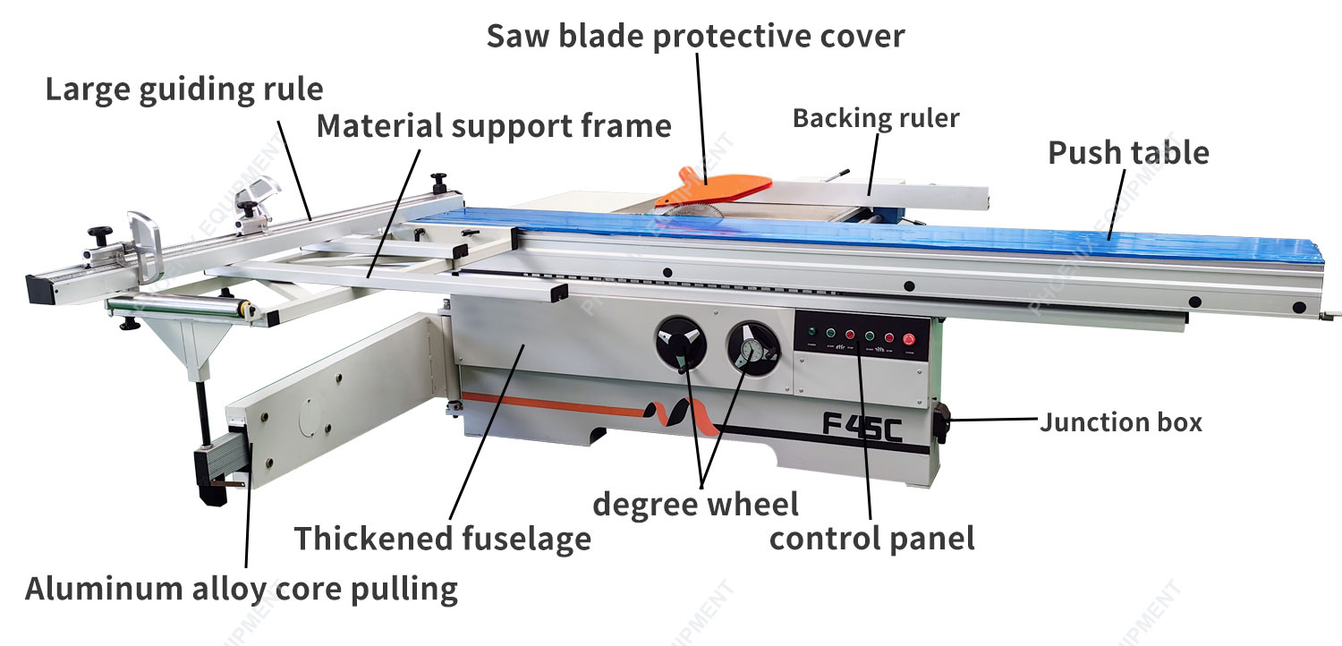 new automatic horizontal sliding table saw 