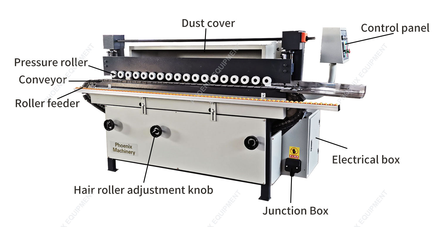High Quality Side sander polishing machine Wood plywood Surface Calibrating Sanding Machine