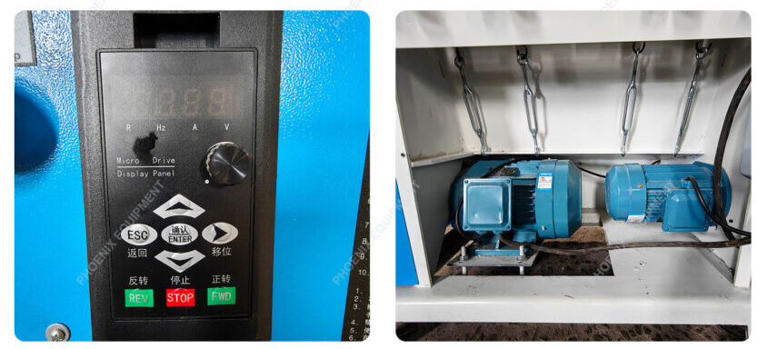 4 belts woodworking round wood rod sticks sanding machine polisher sander machine