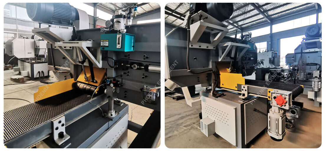 Industrial wood cutting band saw fast heavy duty 650mm width horizontal band saw machine