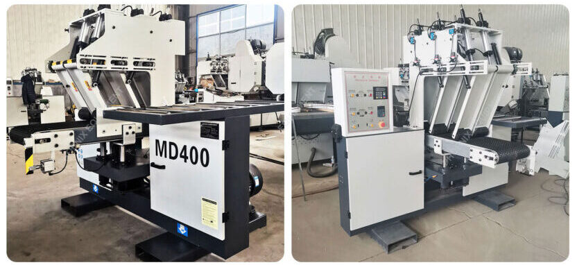 Fully automatic woodworking machinery horizontal band saw machine for cutting logs and boards