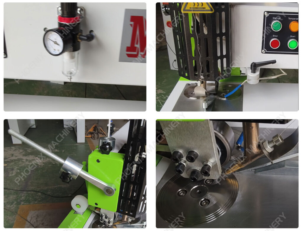 Wood Veneer Splicer 0-50m/min Feeding speed Woodworking Stitching Machine price