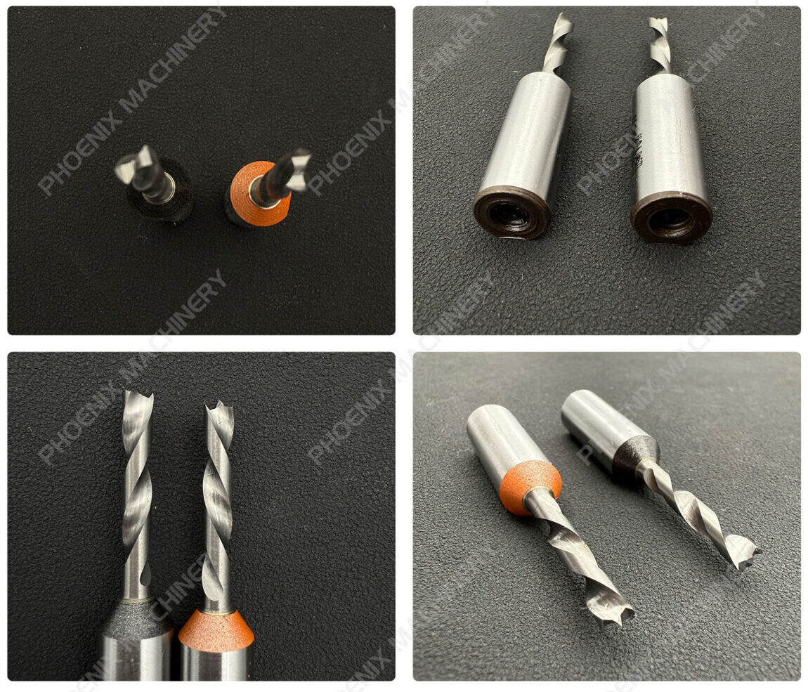 Woodworking drilling drill bit three in one hole opening wood cutting Blind hole CNC tool