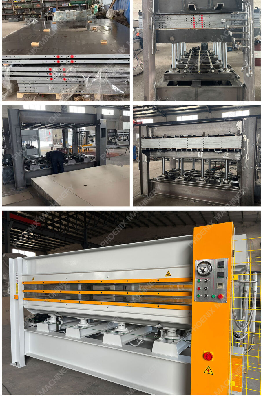 Customized Plywood 120 Tons Hot Press Machine for Veneer Door Plant