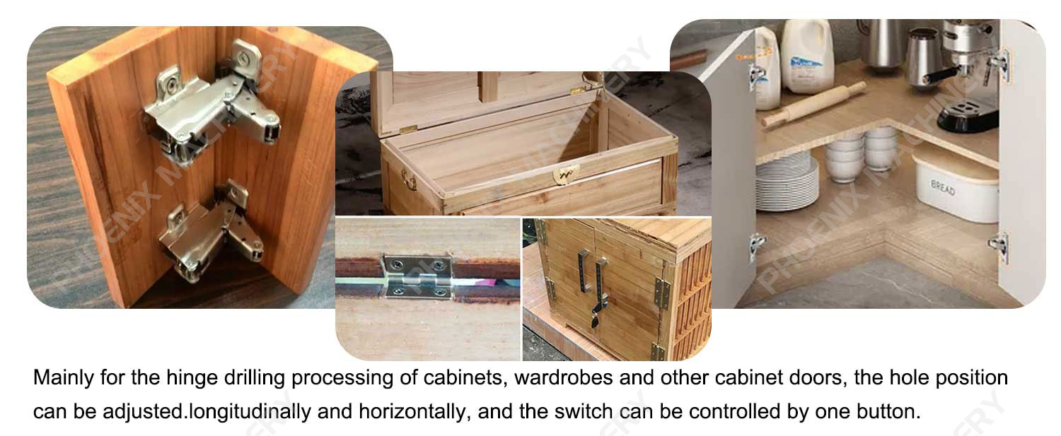 Furniture factory manual cabinet door wood boring machine portable hinge drilling machine price