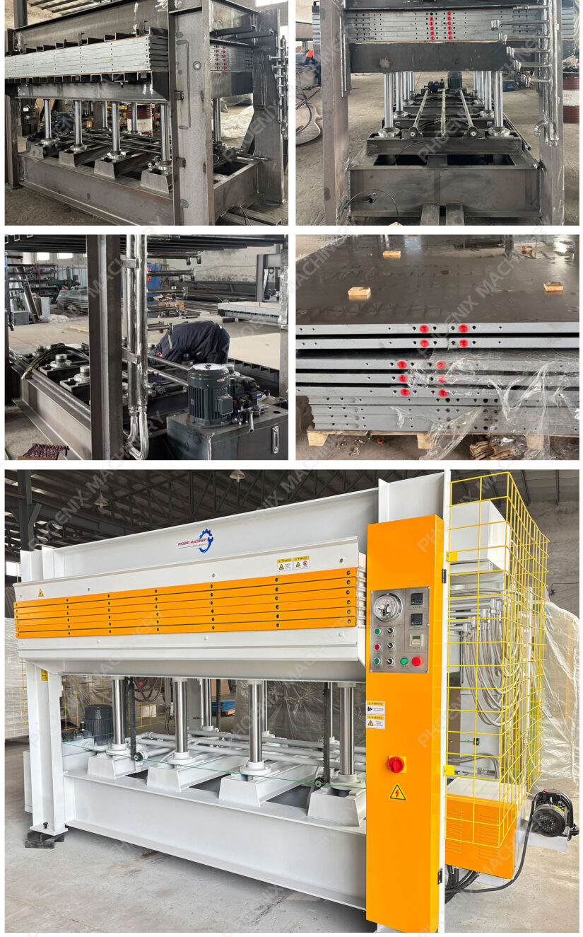 5layer Woodworking 120ton Wood Press Hydraulic Hot Press Machine for Plywood MDF Particle Door