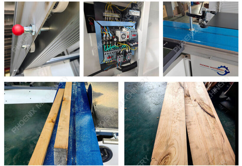 Woodworking Machine Precision Wooden Sliding Table Panel Saw Wood Cutting Saw Machine