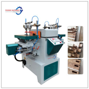 Woodworking equipment Horizontal double end tenon and groove machine with adjustable swing speed