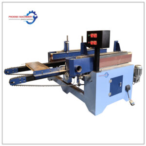 Size adjustable CNC double-sided wooden window cabinet door sanding machine woodworking machinery