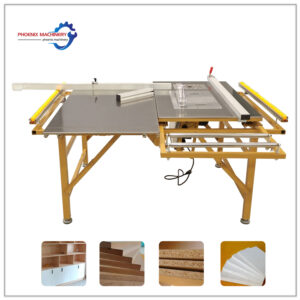 portable woodworking sliding circular table saw