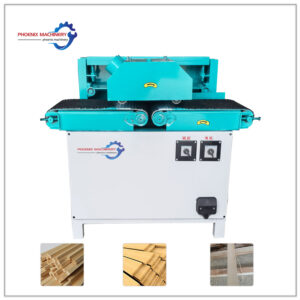 round log cutting multi blade rip saw machine