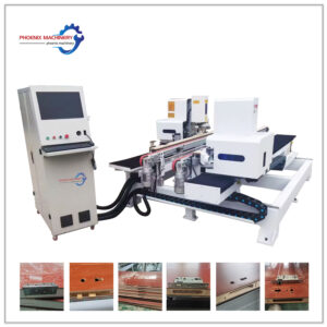 Woodworking machinery door lock hole slotting machine CNC double-sided door lock hinge machine