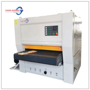 Wood Board Sanding Machine Primer Sanding Machine Deburring Sanding Machine with 2 Sanders Belts