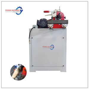 Woodworking shovel handle rounding machine Wooden stick round head processing machine