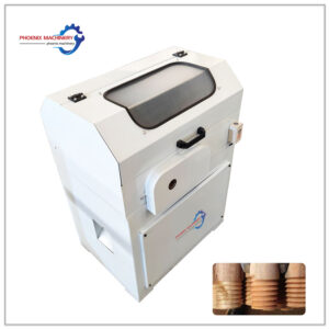 fully automatic mop bar broom wooden rod teeth cutting machine