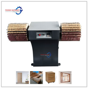 Woodworking manual double head drum brush sander solid wood furniture polisher floor