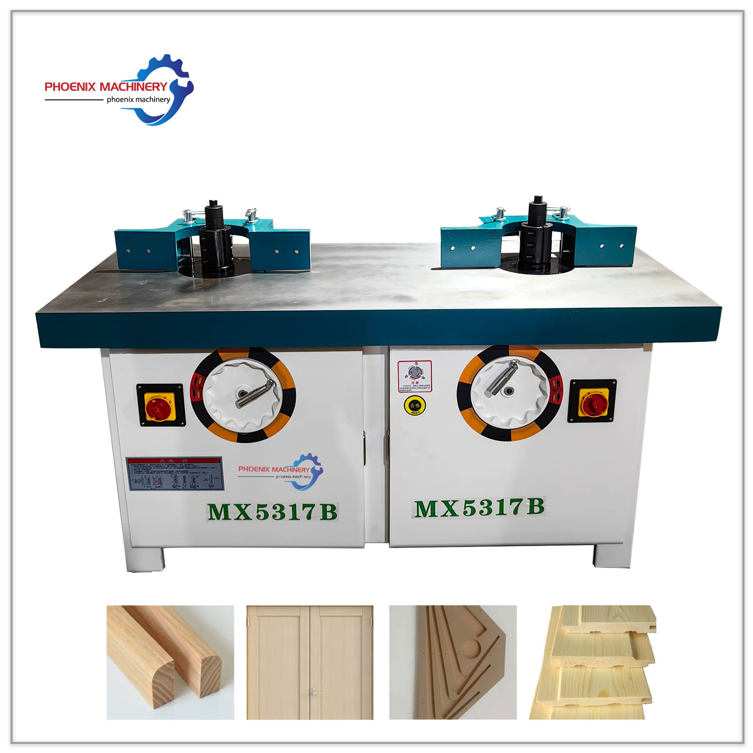 Vertical dual axis woodworking milling machine Automatic Machine vertical double shaft woodworking milling machine For Wood Spindle Moulder