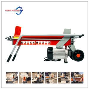 8 ton portable hydraulic electric wood splitting machine Household wood log splitter