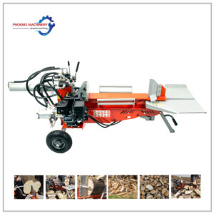 18 ton double cylinder hydraulic splitting machine household log splitter machine