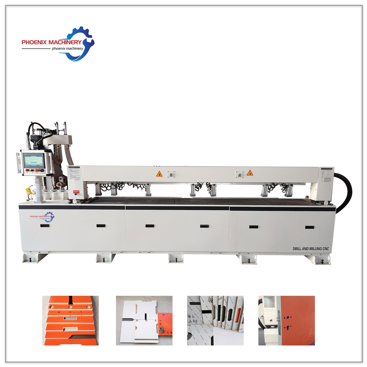 CNC Drilling & Milling Machining Center CNC drilling machining center panel furniture invisible connector slotting integrated machine