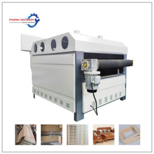 Automatic woodworking polishing machine Furniture board Four Roller polishing machine