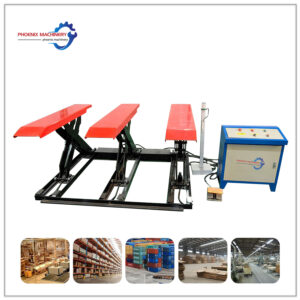 Automatic lifting platform woodworking loading platform foundation pit free E-type lifting