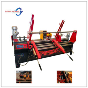 Automatic Wood Round rod polishing machine broom stick sander machine