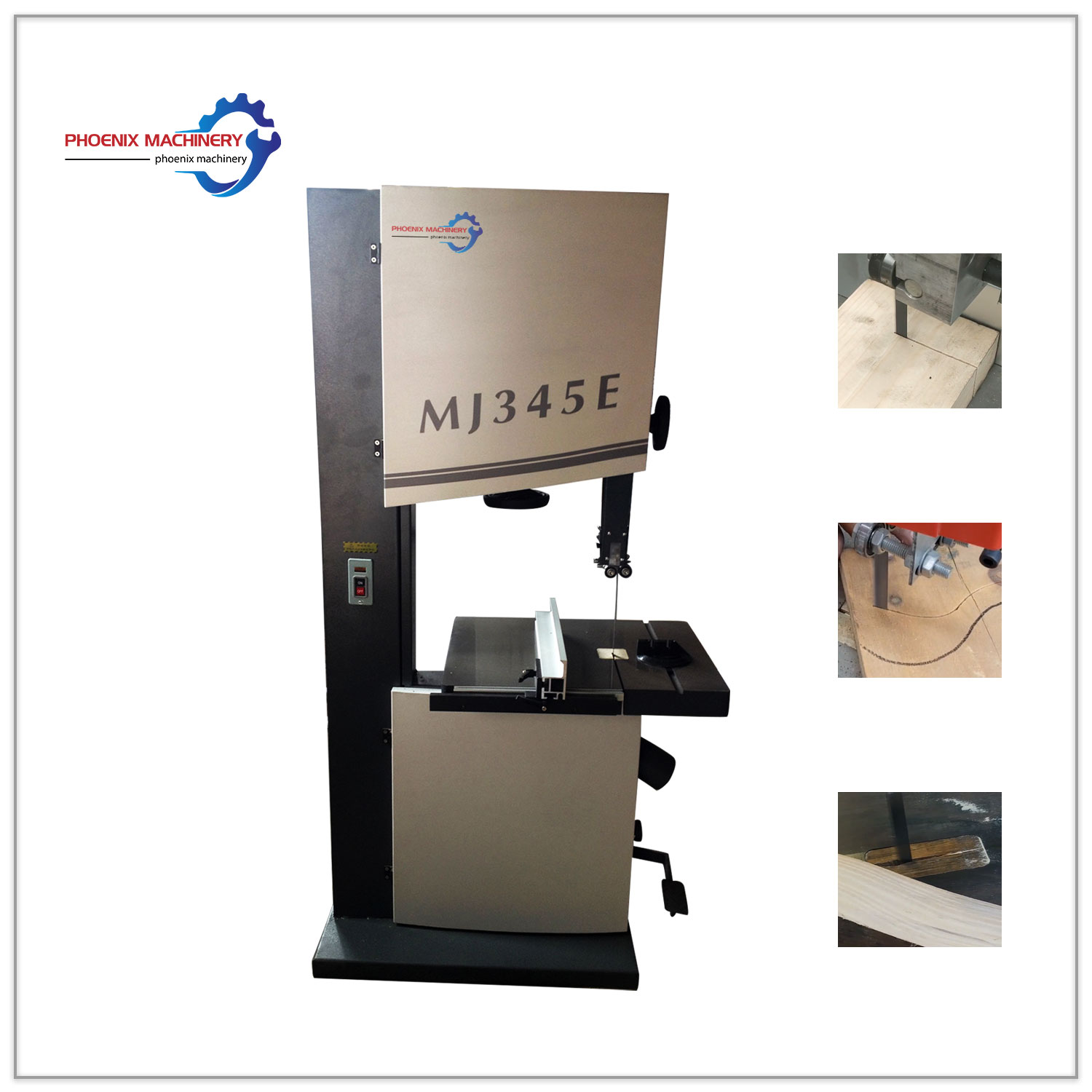 Straight Curve Vertical Band Saw Wood Cutting Band Saw machine Can tilt 0-45 degrees Factory Manual Vertical Bandsaw Simple Band Saw For Cutting