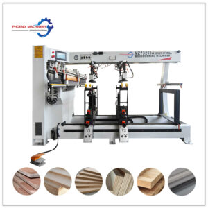 Horizontal Three Head multiple drilling machinery wood boring machine woodworking