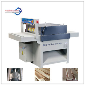 Horizontal Automation Wood Cutting Multi rip Trimming Saw Machine For Sawmill
