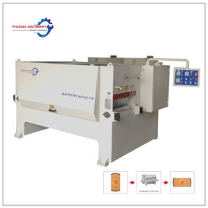 Automatic Wood Saw Square Timber Sawmill horizontal multi blade rip saw for Woodwork