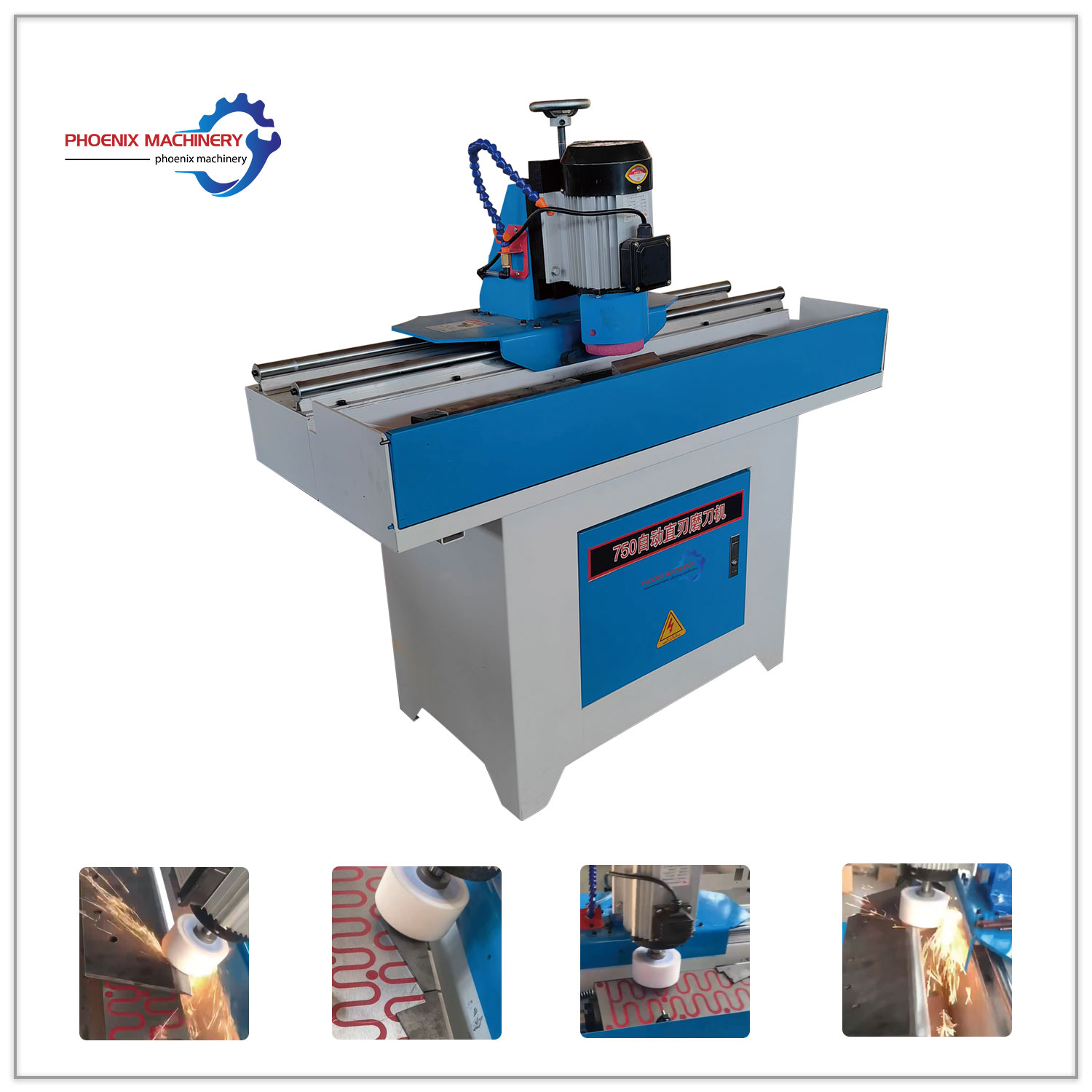Straight Edge Automatic Knife Sharpener (750 type) Woodworking Universal Straight Knife Blade Grinding Sharpening Machine For 750mm Length