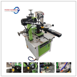 Full automatic swing head high speed gear grinding machine alloy circular saw blade front Angle trimming machine