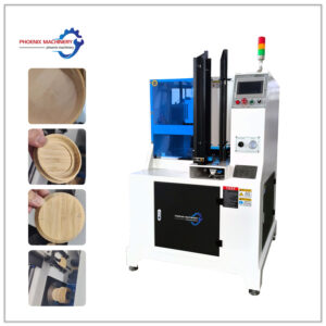 Bamboo and wood lids plates dishes wooden bowls wood ring internal grooves engraving milling drilling machine