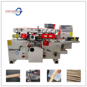 Desktop four-sided planer staircase handrail wooden floor planing equipment