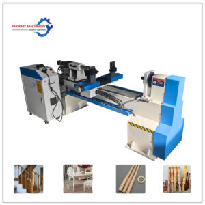 CNC woodworking crafts turning three-axis carving solid wood furniture wood lathe