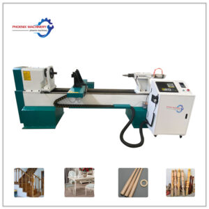 Manufacturer Long Service Life diameter 300mm max length 1500mm Cnc Wood Lathe Machine