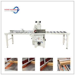 Pneumatic cutting woodworking cutting saw CNC automatic cutting jumping saw machine